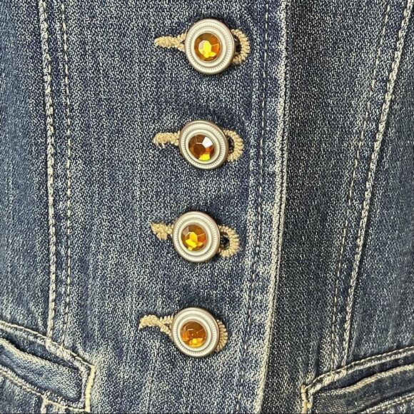 French Cuff Denim Jacket - Picture 4 of 6